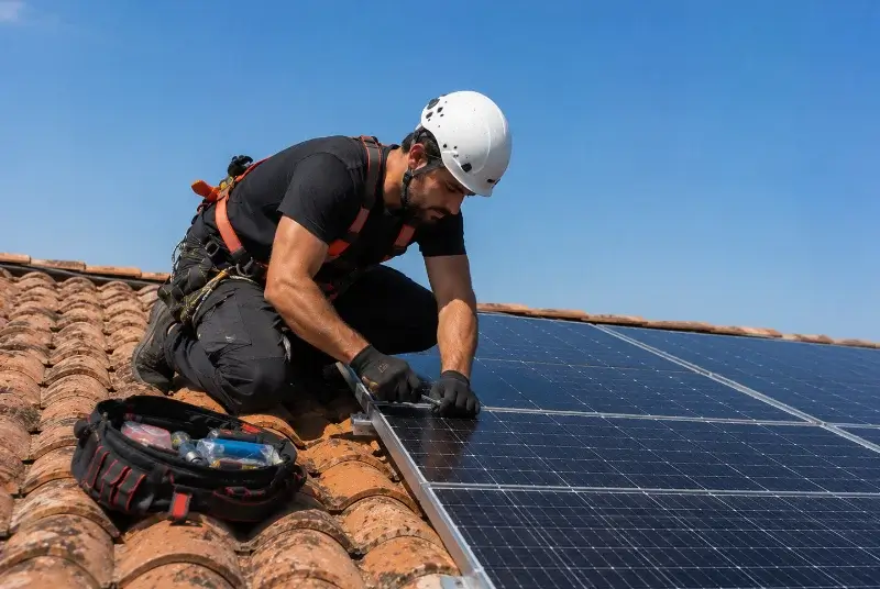 Maintenance et monitoring de panneaux solaires à Mauves-sur-Loire
